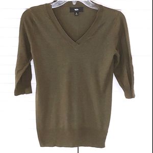 Olive Green 3/4 Sleeve Top